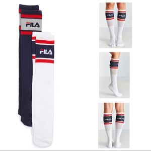 New Fila Women’s 2pk Knee High Tube Socks